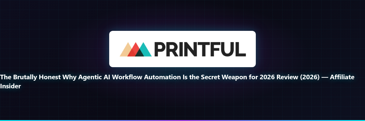 The Brutally Honest Why Agentic AI Workflow Autom...
