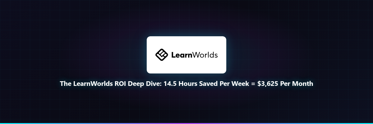 The LearnWorlds ROI Deep Dive: 14.5 Hours Saved P...